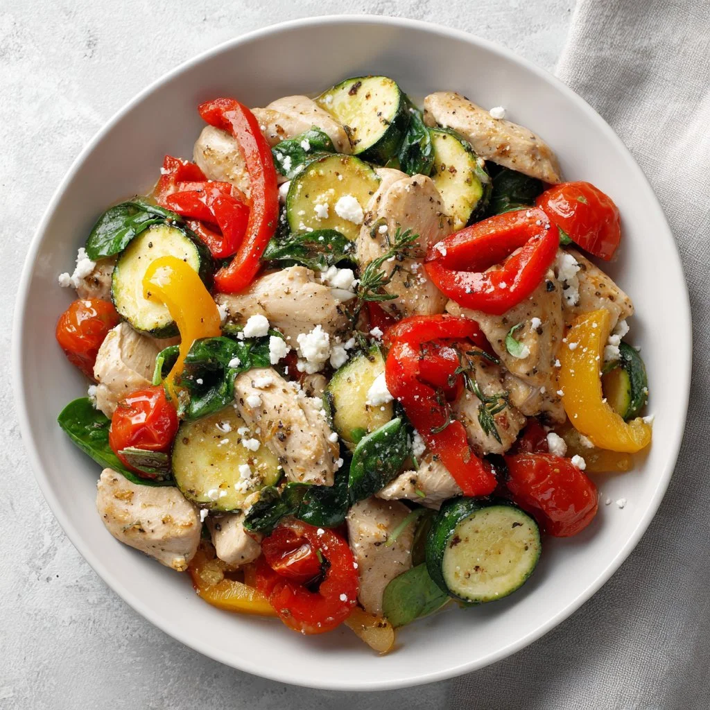 Mediterranean Chicken Stir-Fry