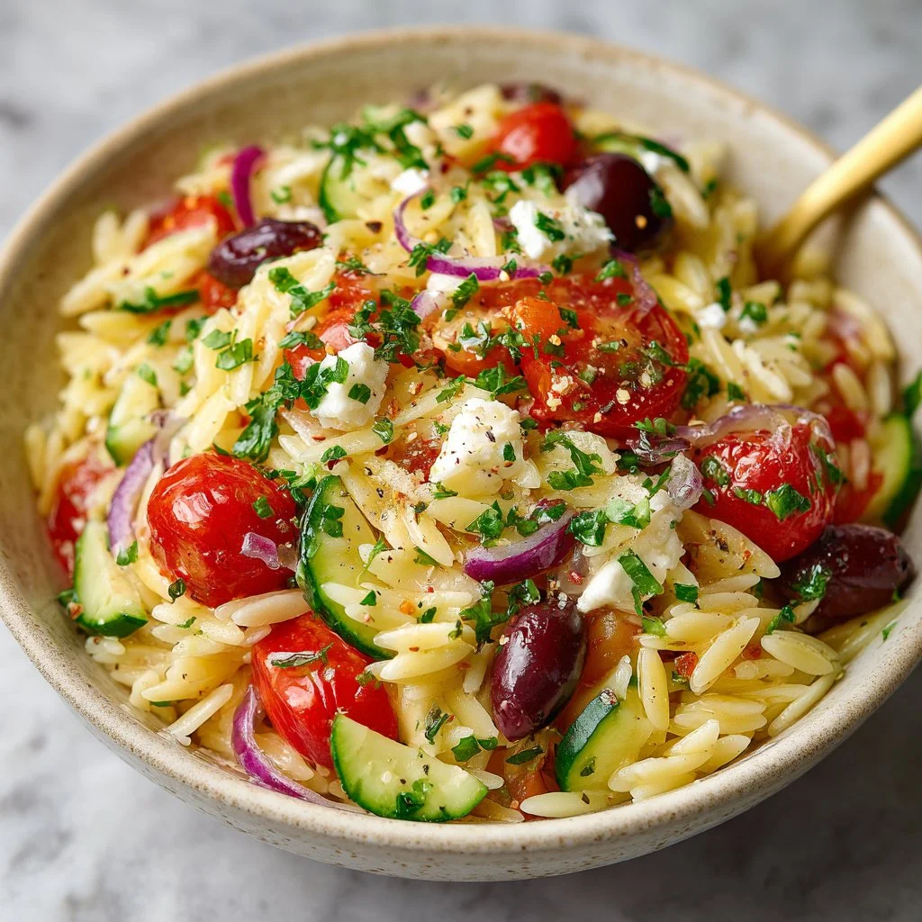 Mediterranean Orzo Pasta Salad
