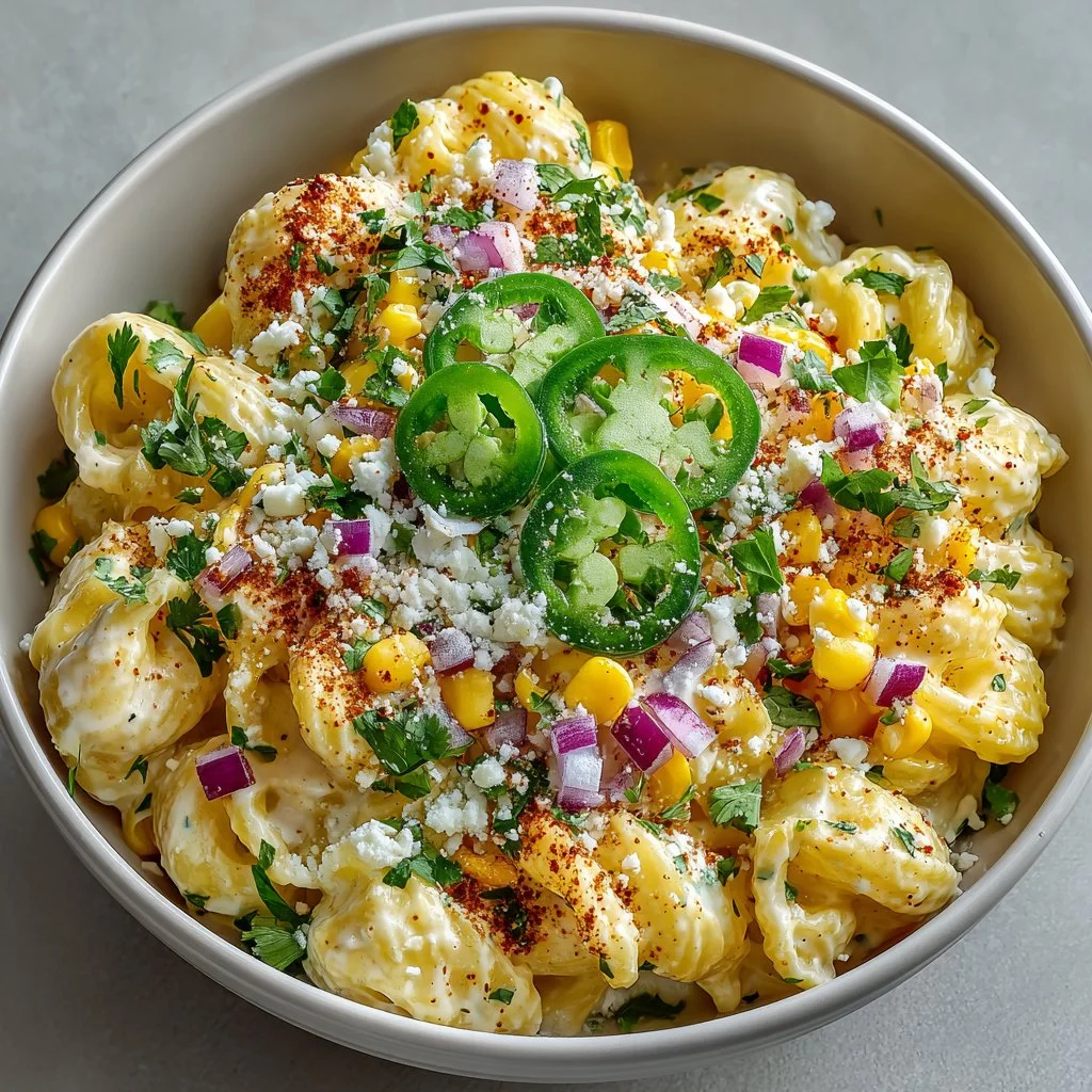 Mexican Street Corn Pasta Salad Recipe