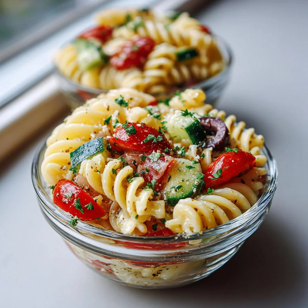 Pasta Salad Cups Recipe