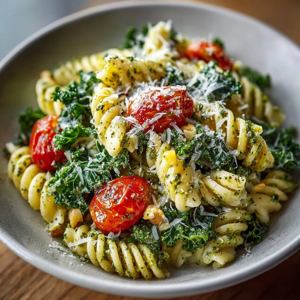 Pasta Salad with Kale Pesto