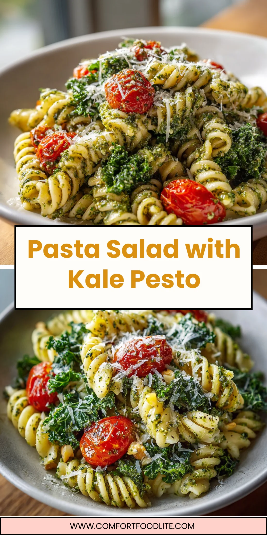 Pasta Salad with Kale Pesto