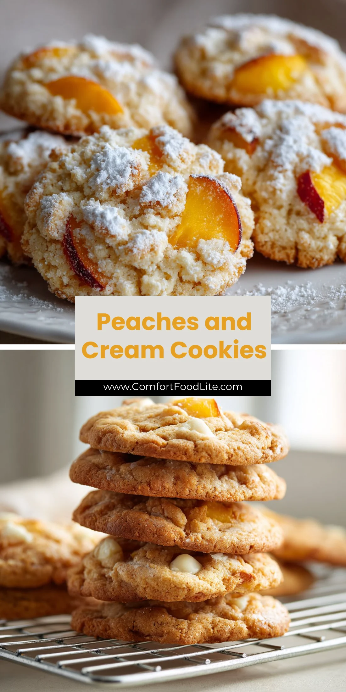 Peaches and Cream Cookies