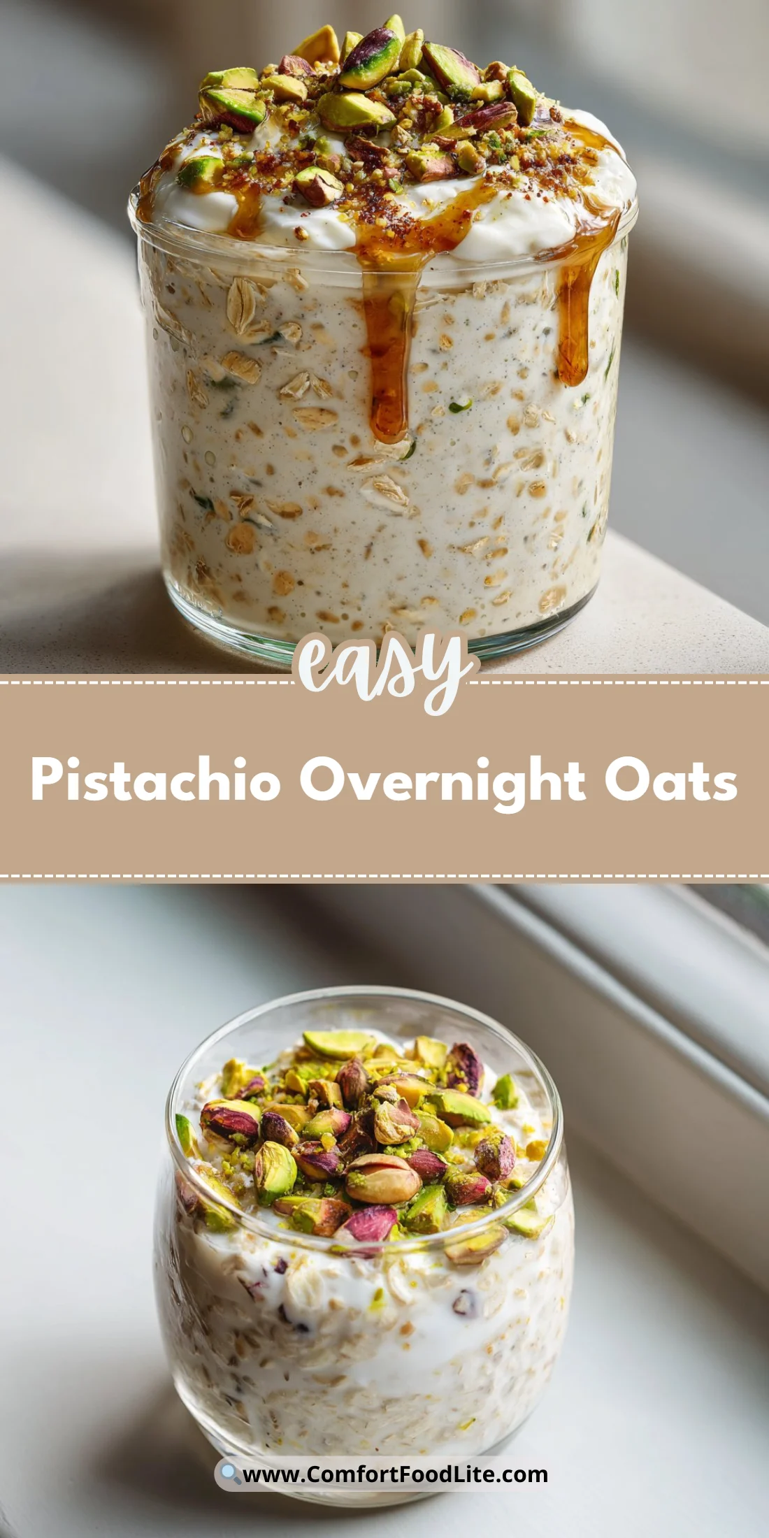 Pistachio Overnight Oats