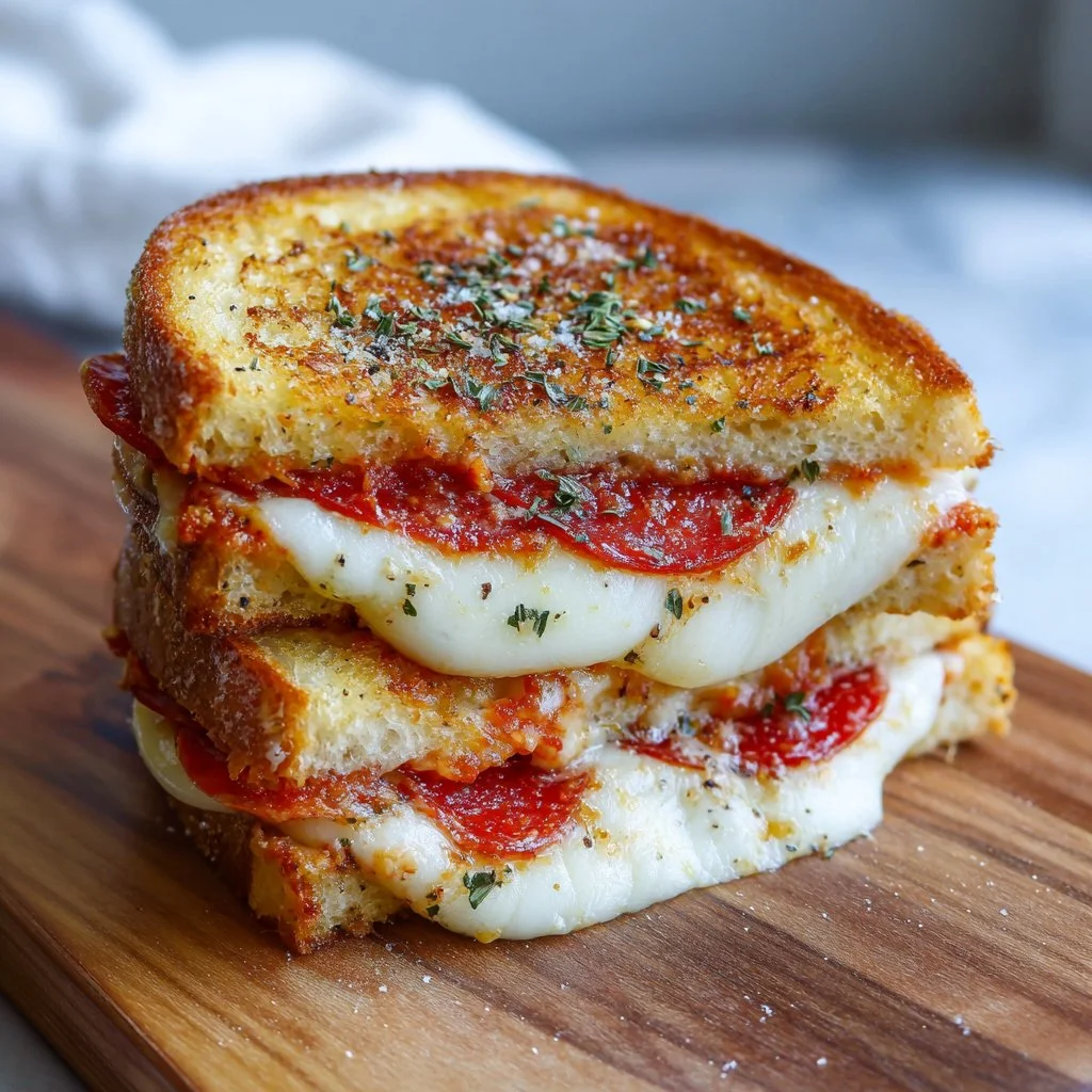 Pizza Grilled Cheese Sandwiches