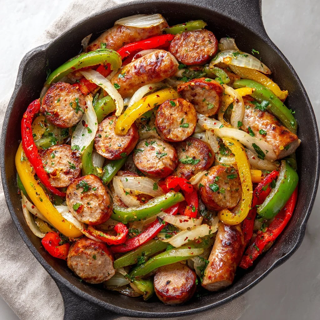 Sausage and Peppers Skillet