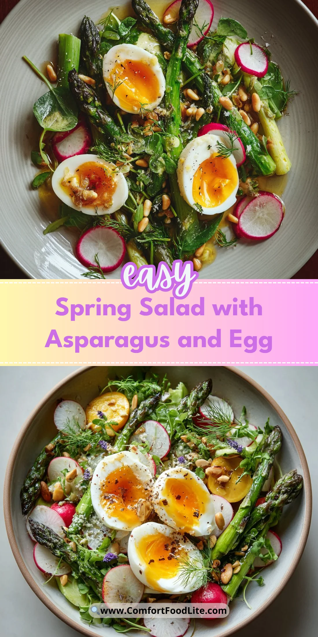 Spring Salad with Asparagus and Egg