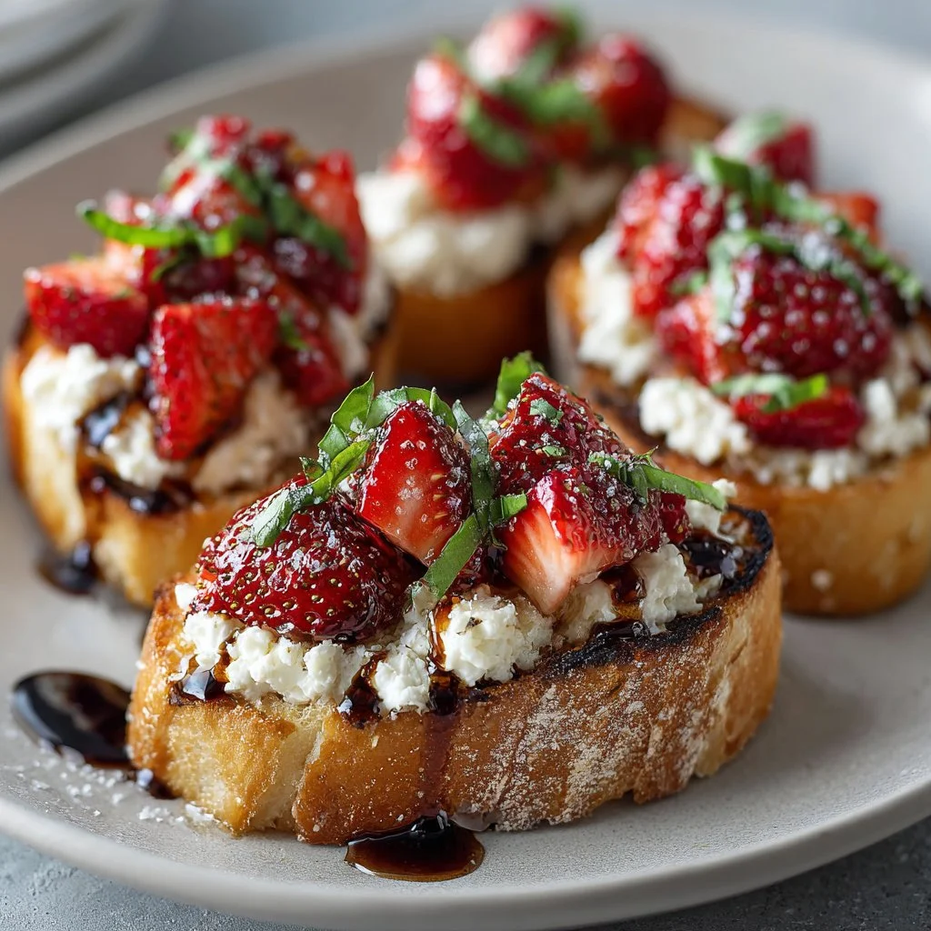 Strawberry Ricotta Bruschetta: A Fresh, Romantic Bite Everyone Will Love