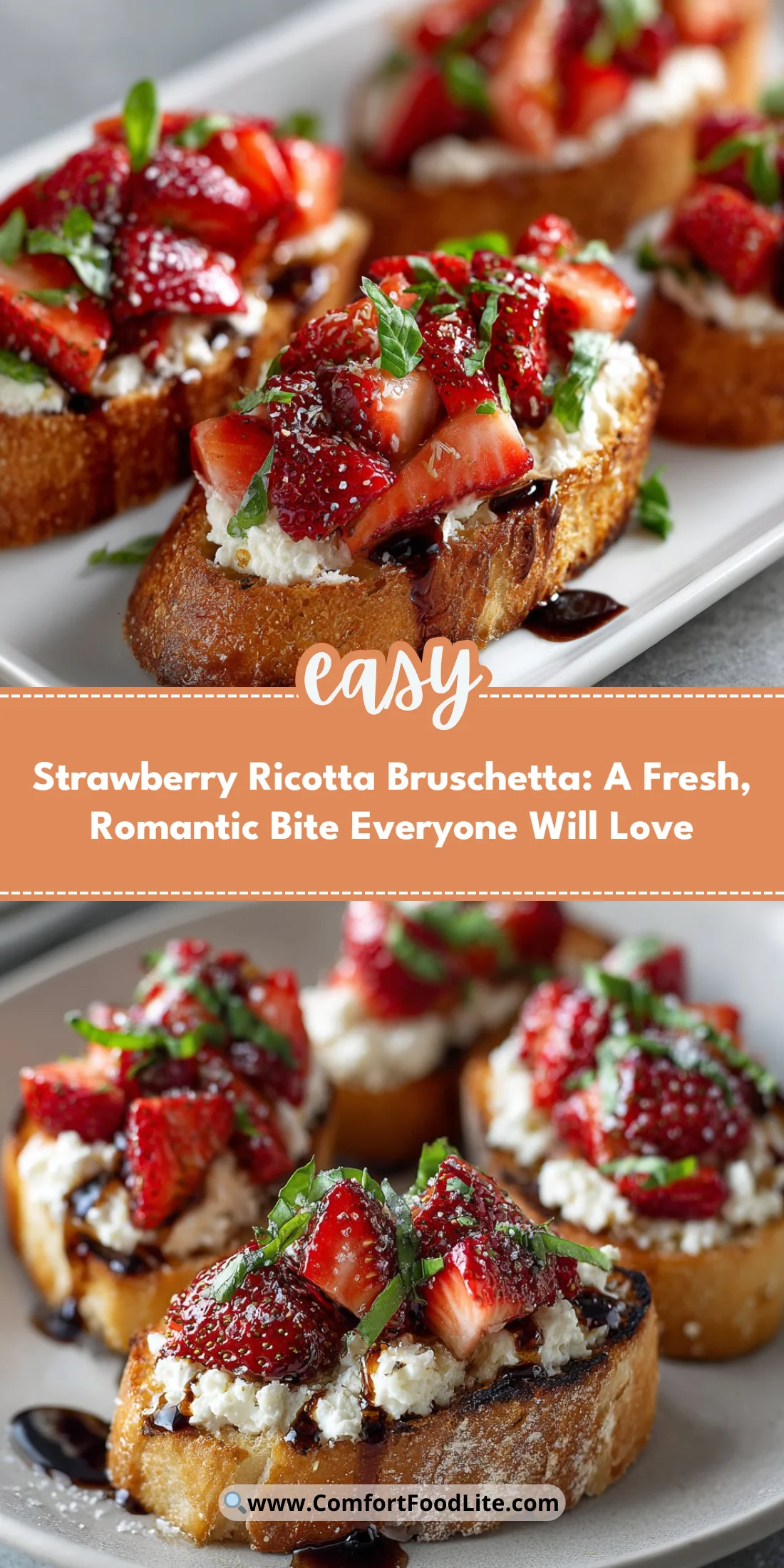 Strawberry Ricotta Bruschetta: A Fresh, Romantic Bite Everyone Will Love