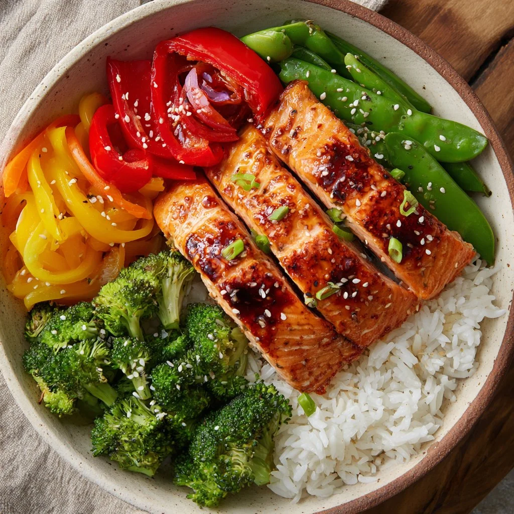 Teriyaki Salmon Bowl