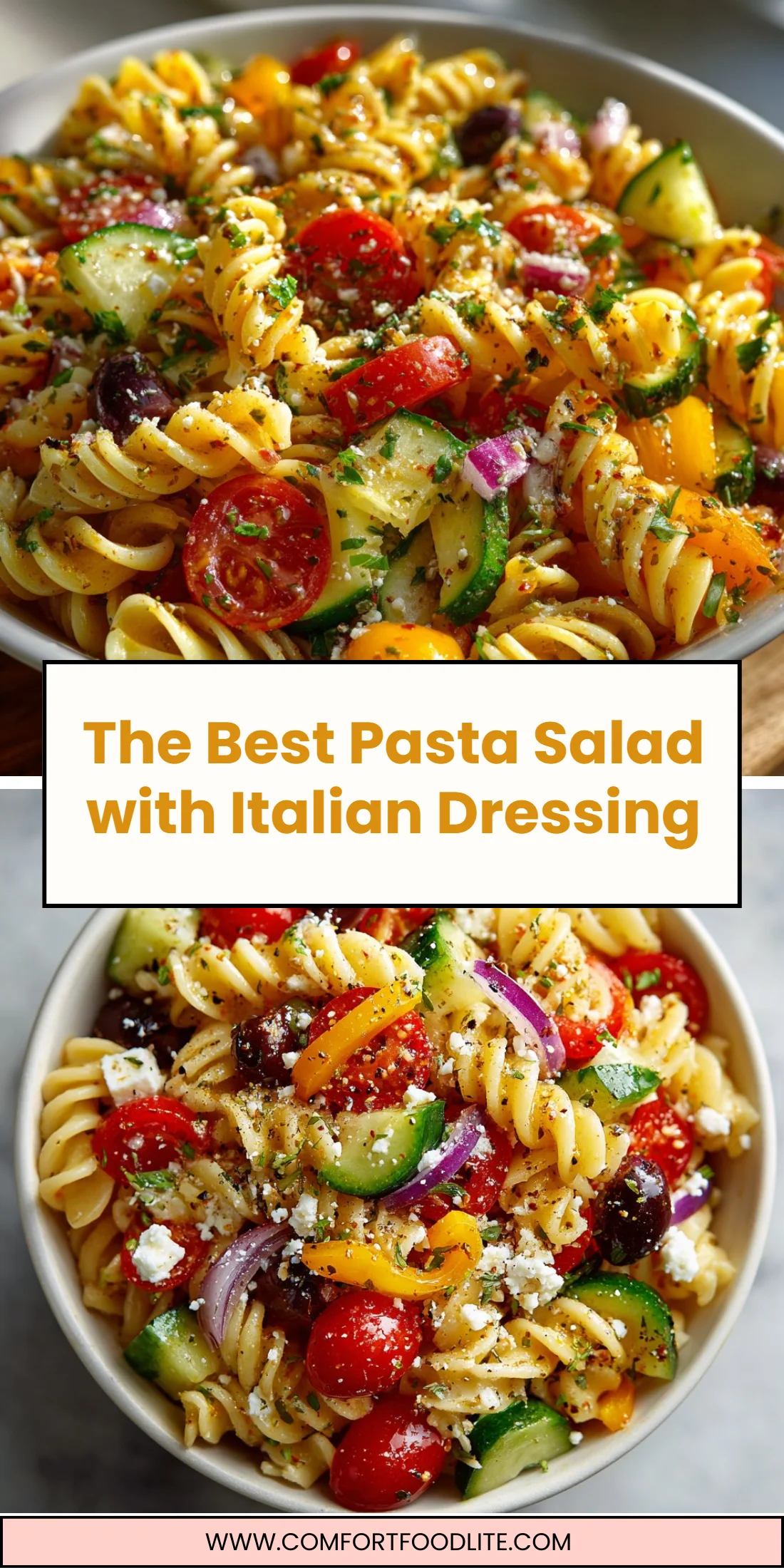 The Best Pasta Salad with Italian Dressing