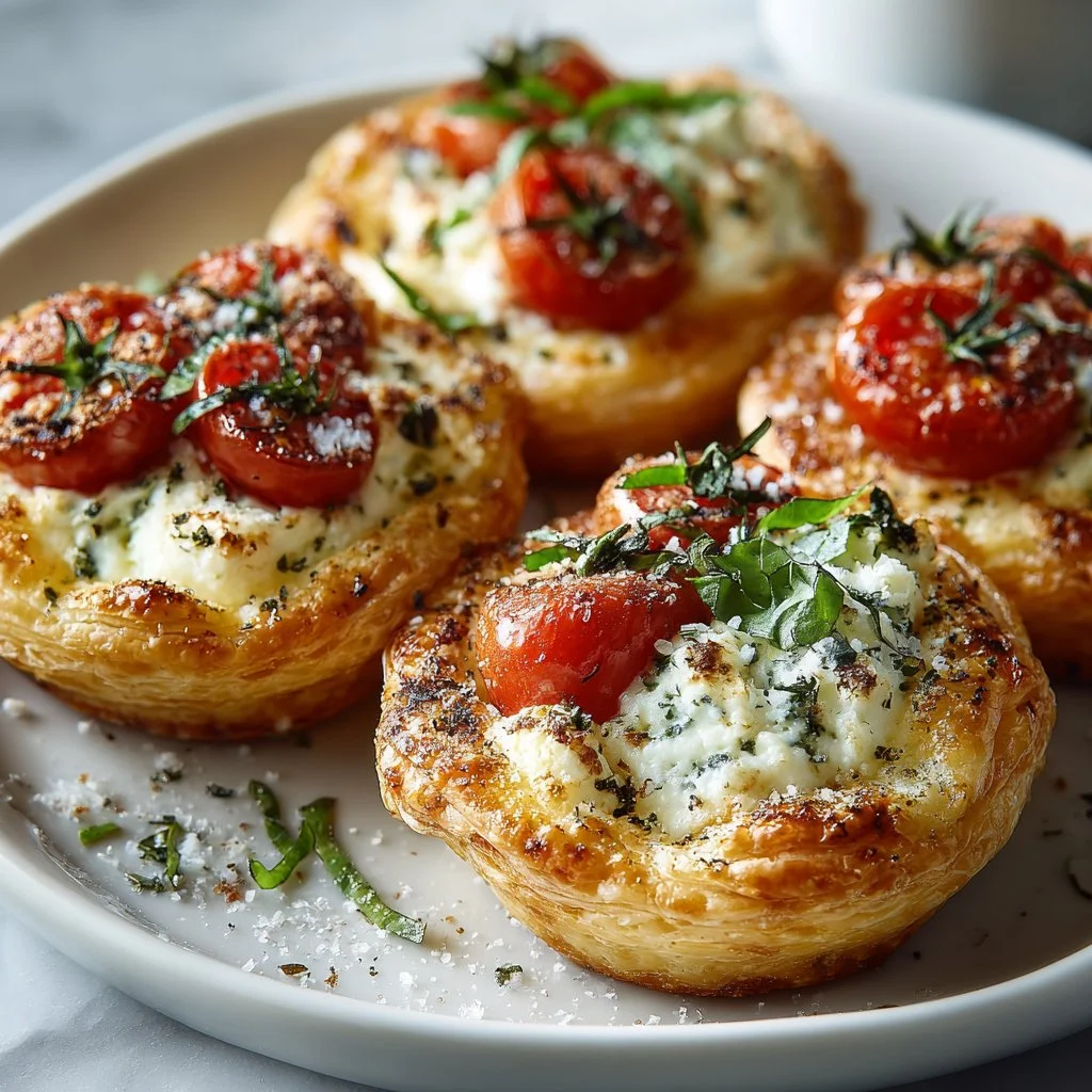 Tomato Tartlets with Puff Pastry