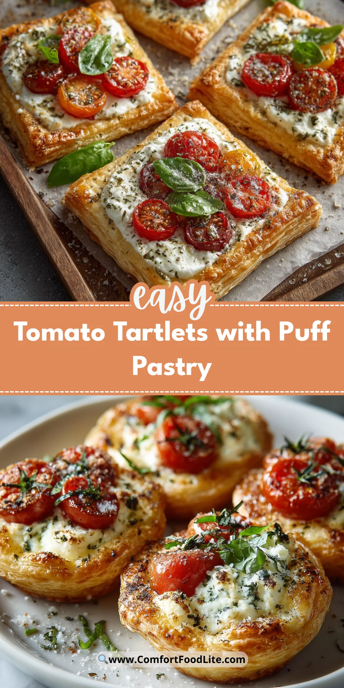 Tomato Tartlets with Puff Pastry