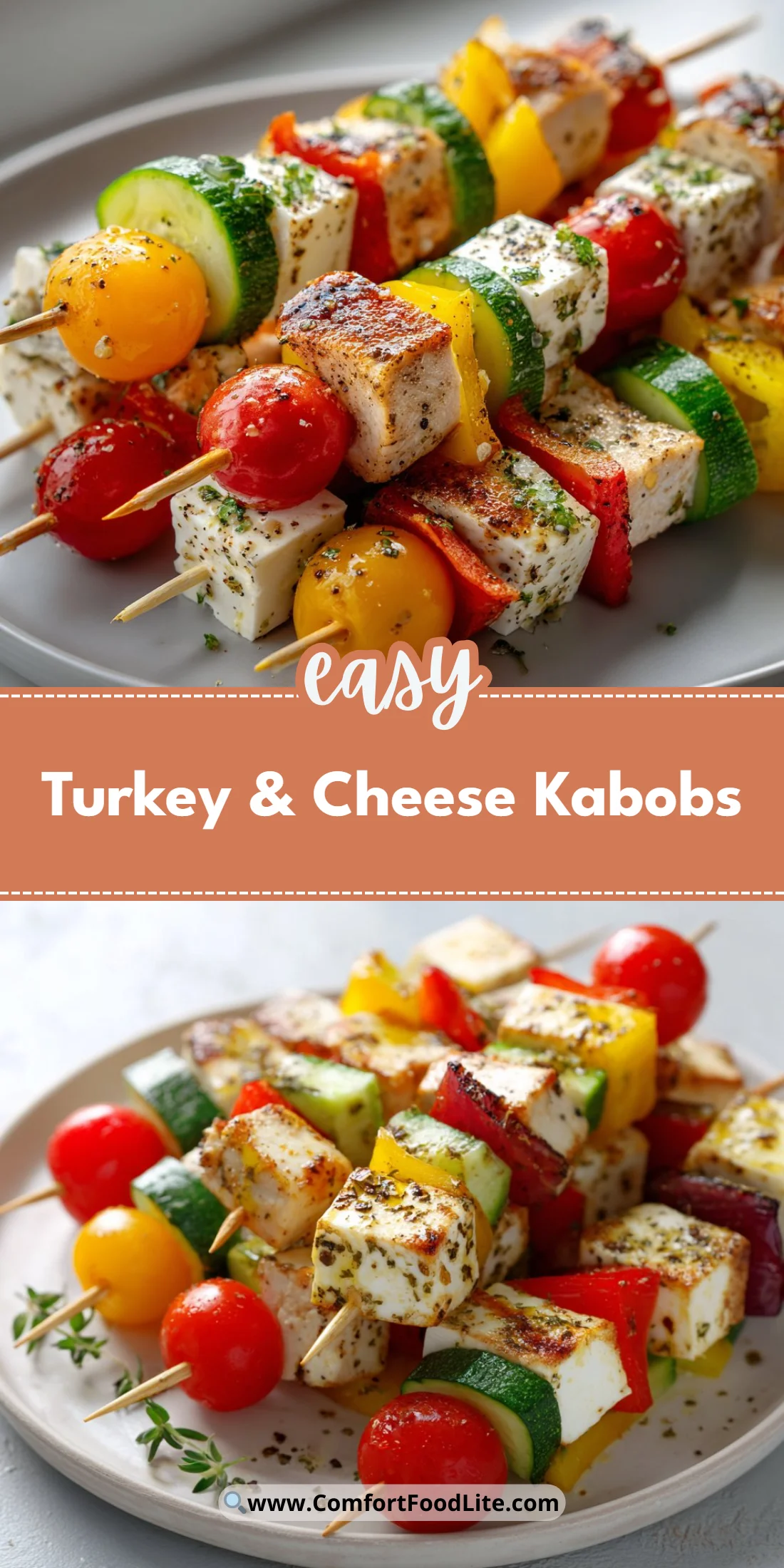 Turkey & Cheese Kabobs