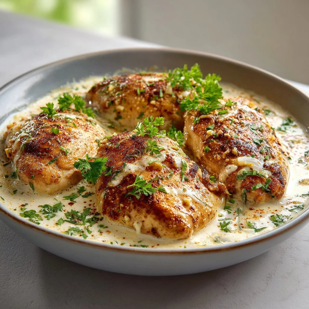 Turkish Chicken with Creamy White Sauce: A Flavor Delight!