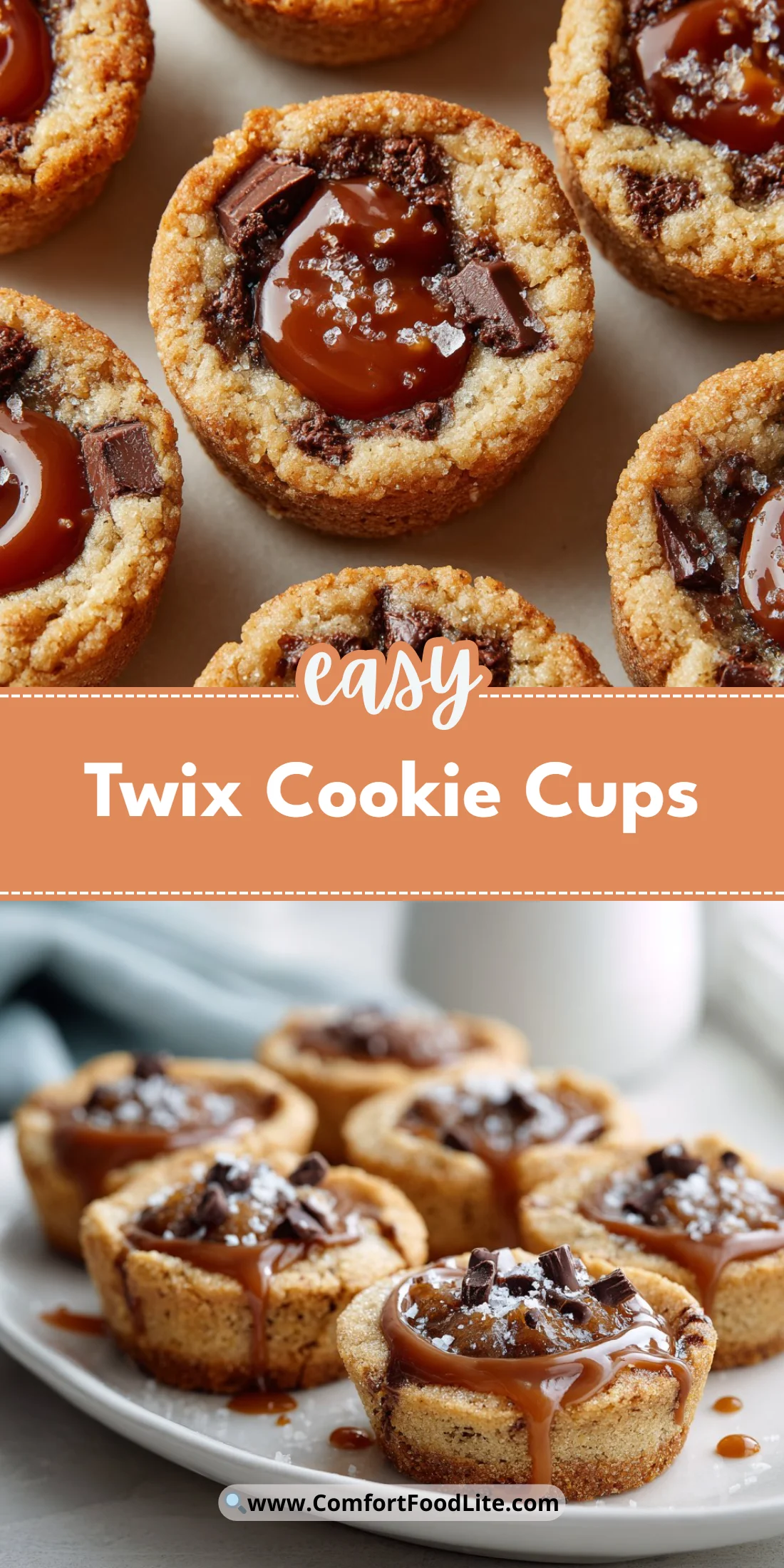 Twix Cookie Cups