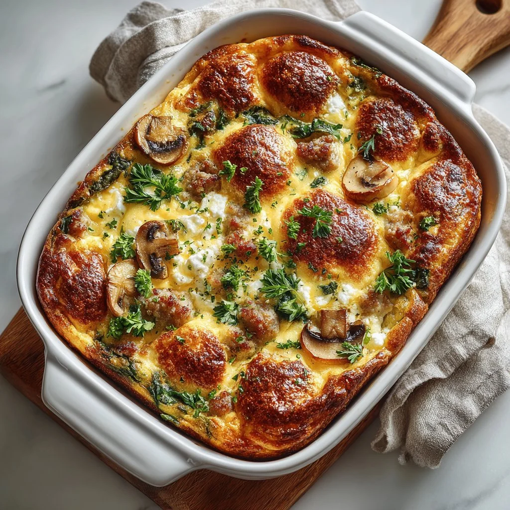 Ultimate Cheesy, Make-Ahead Egg Bake Casserole