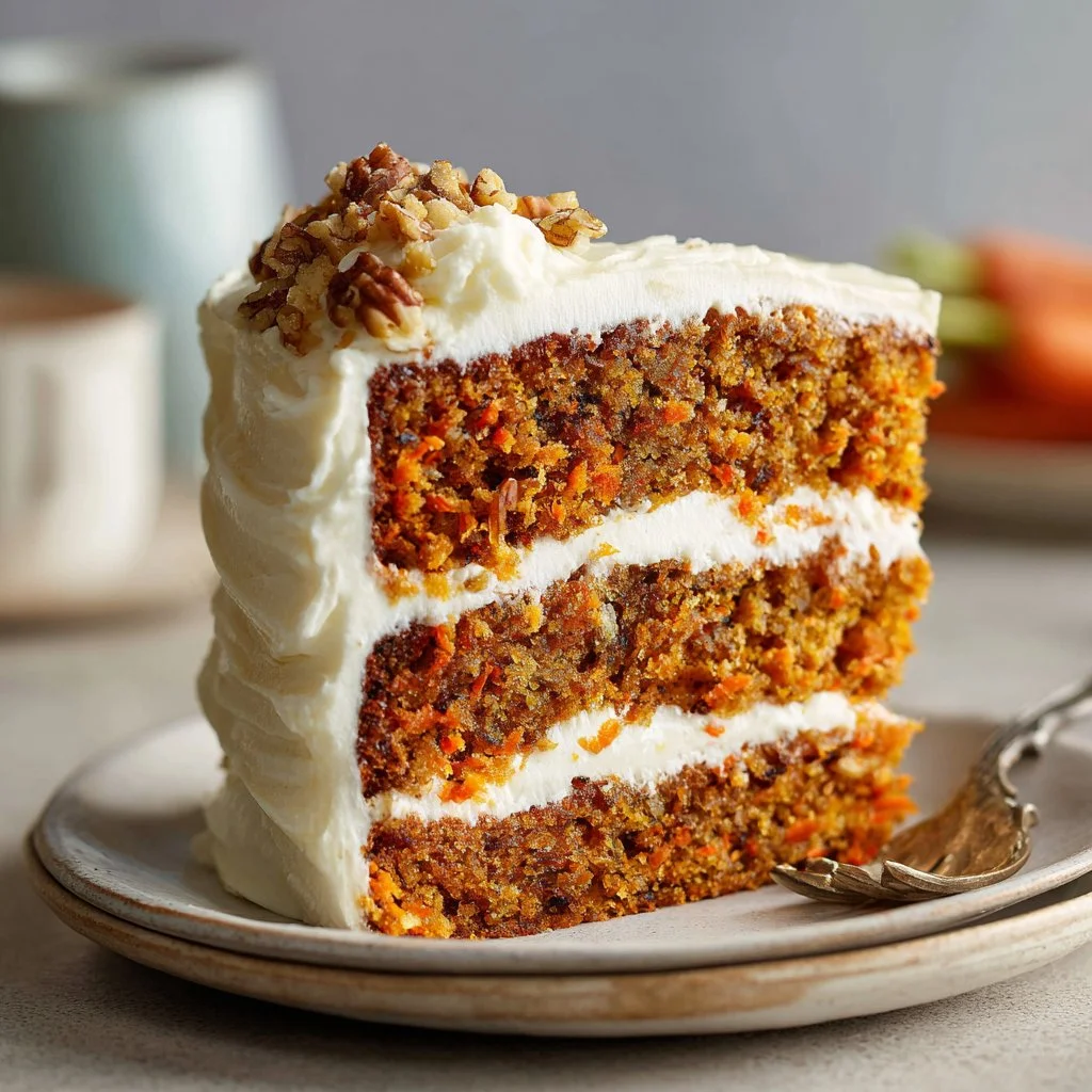 Ultimate Moist Carrot Cake with Cream Cheese Frosting
