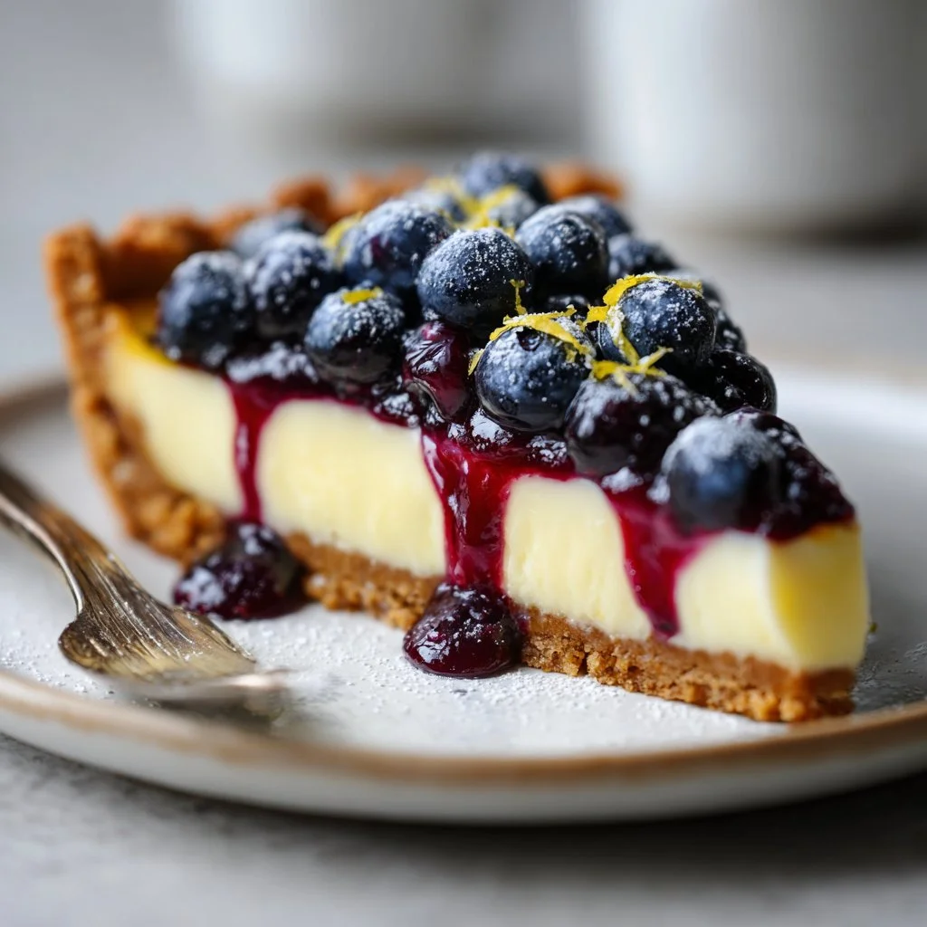 Blueberry–Lemon Curd Tart