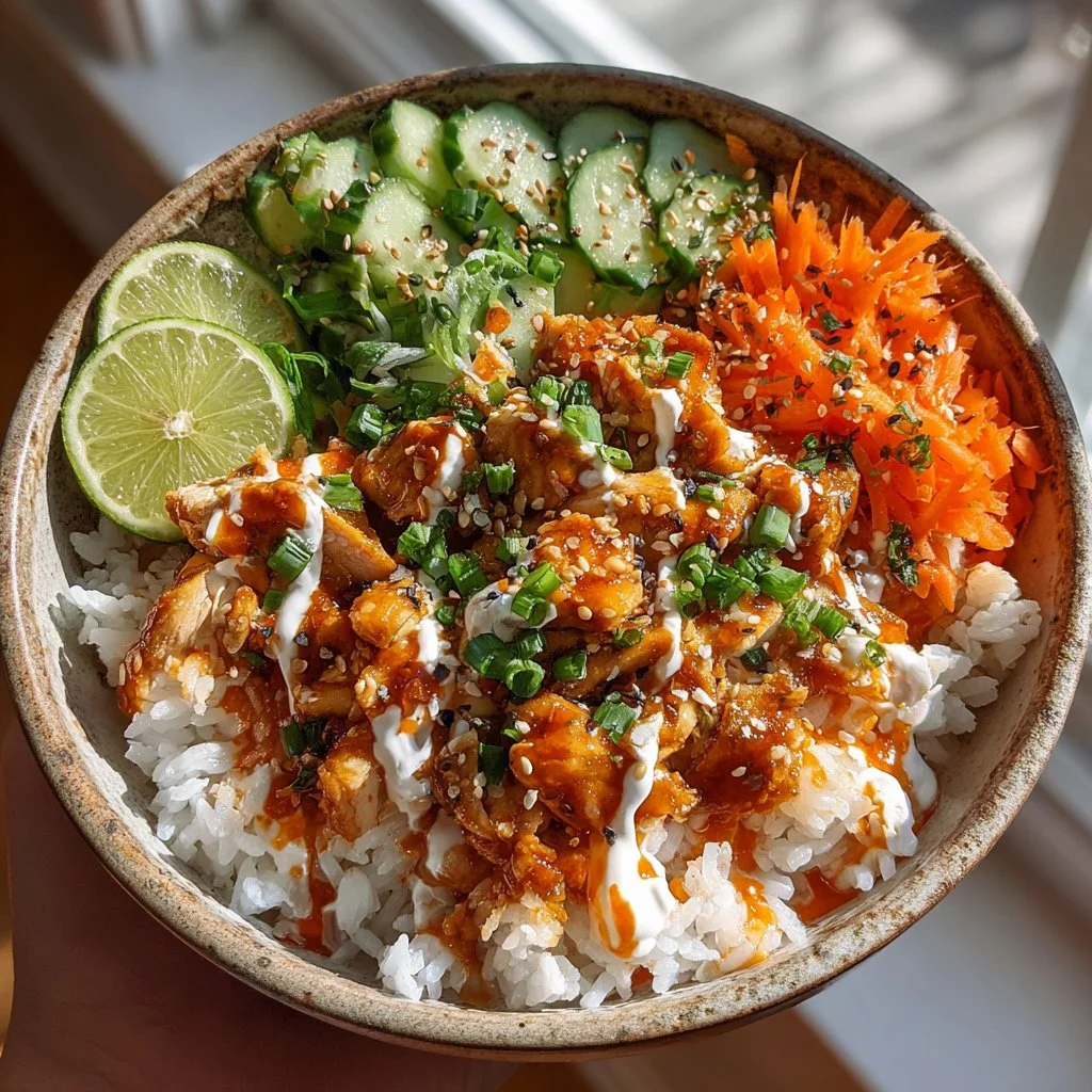 Delicious Bang Bang Chicken Bowl