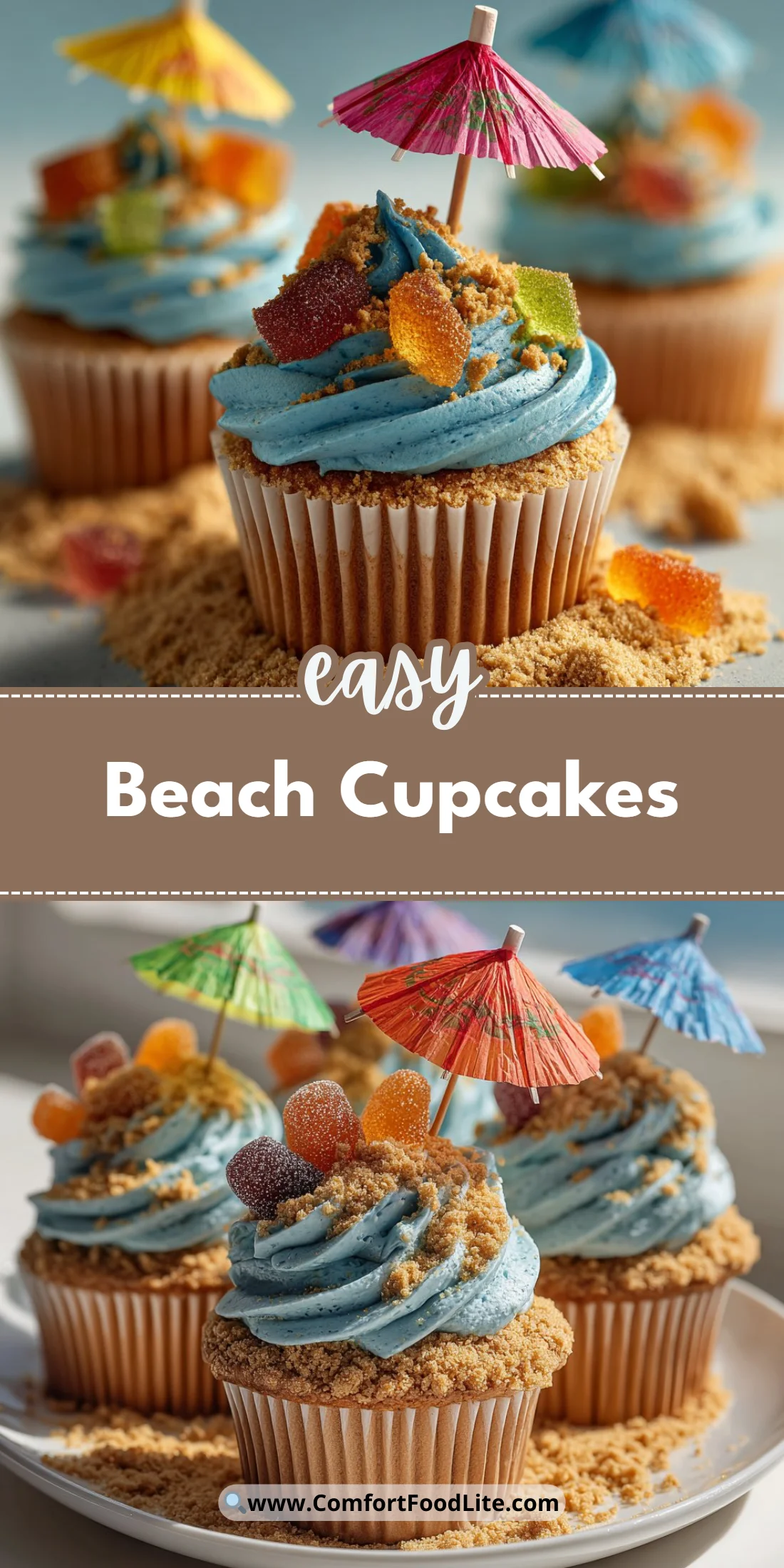 Beach Cupcakes