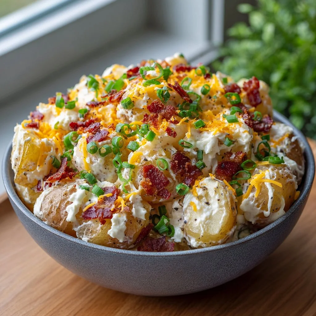 Best Loaded Potato Salad for a Crowd