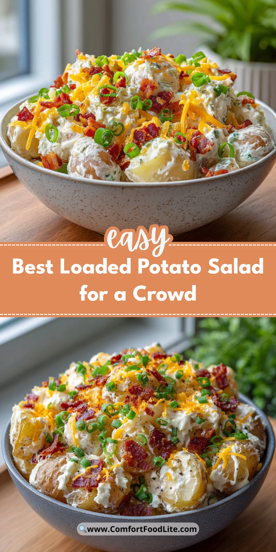 Best Loaded Potato Salad for a Crowd