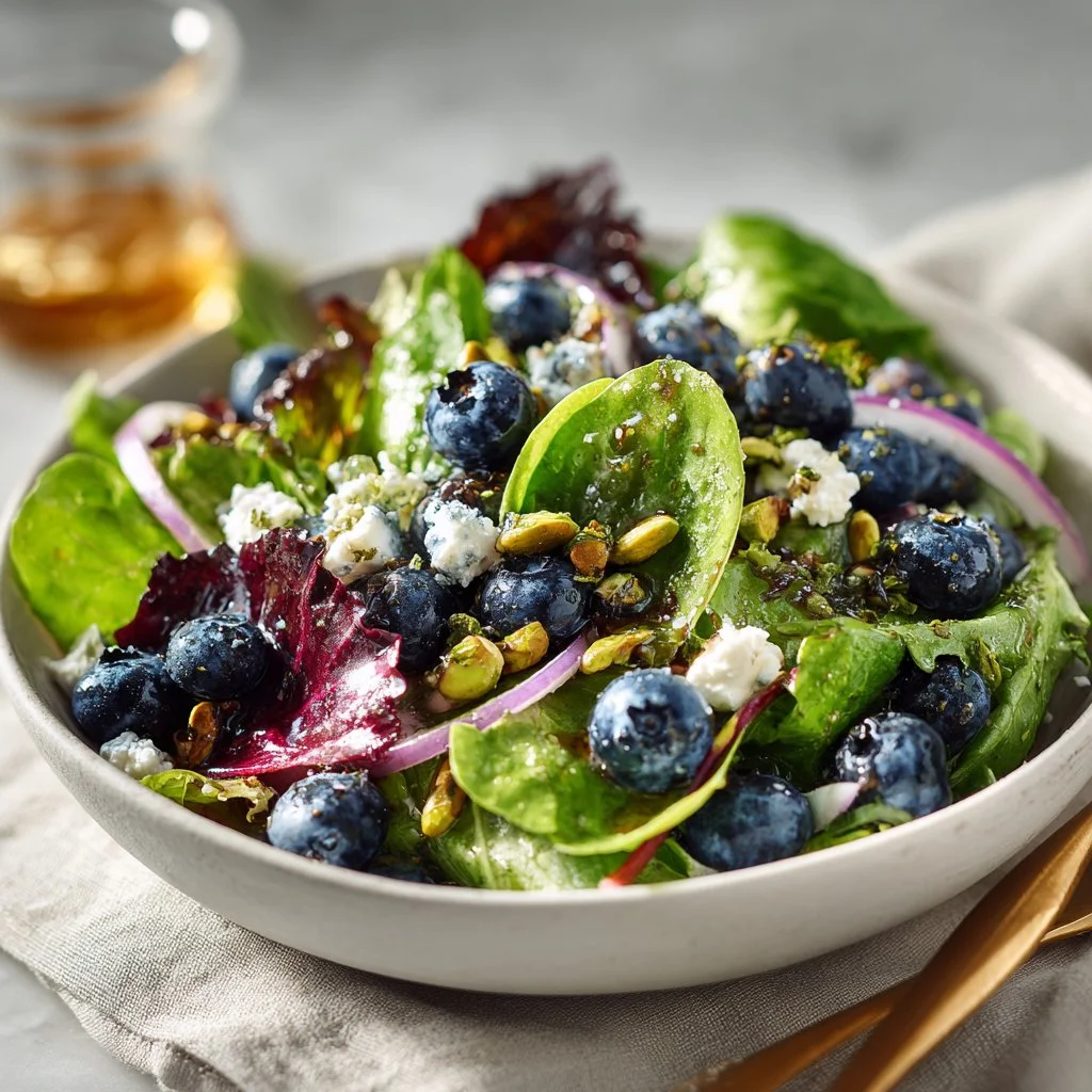 Blueberry Pistachio Spring Salad