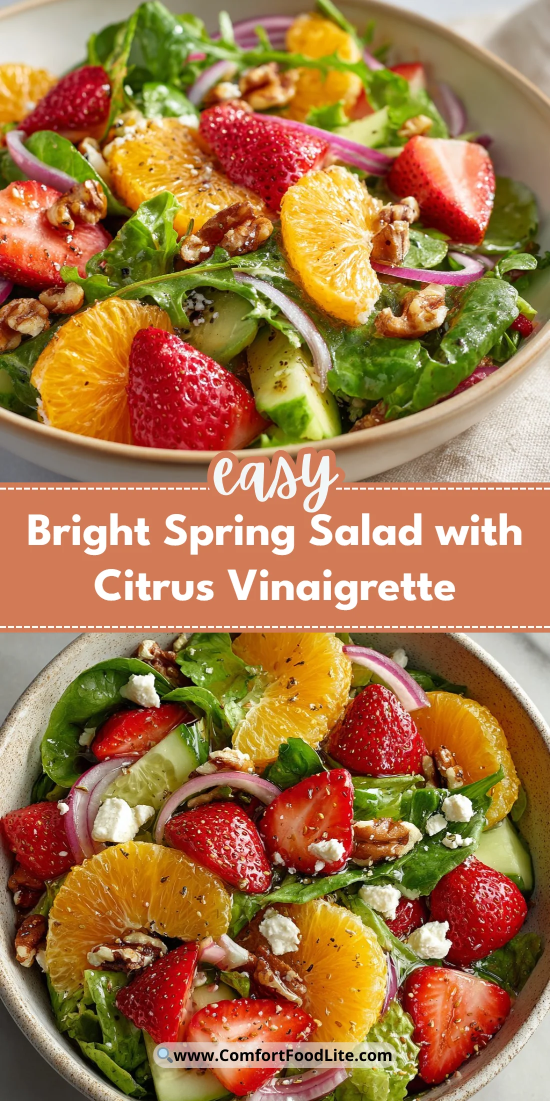 Bright Spring Salad with Citrus Vinaigrette