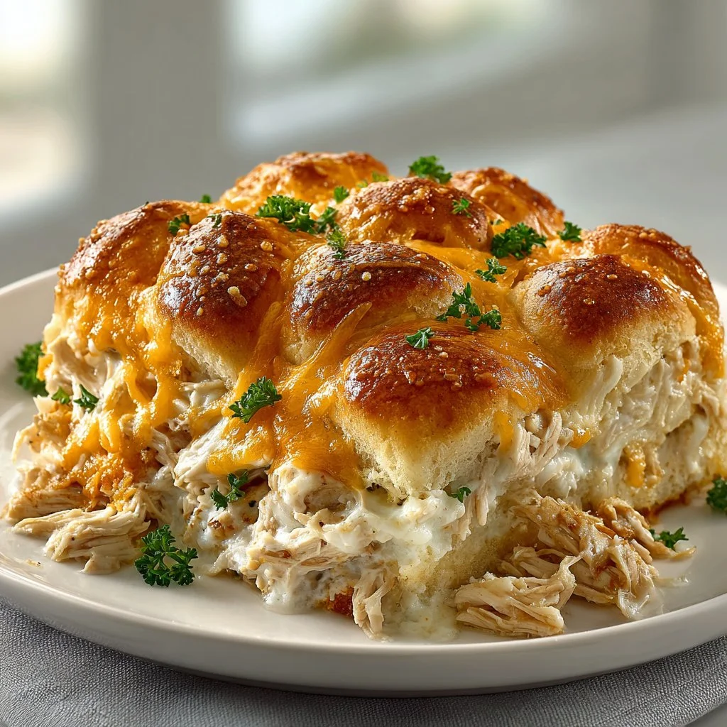 Cheesy Chicken Crescent Bake