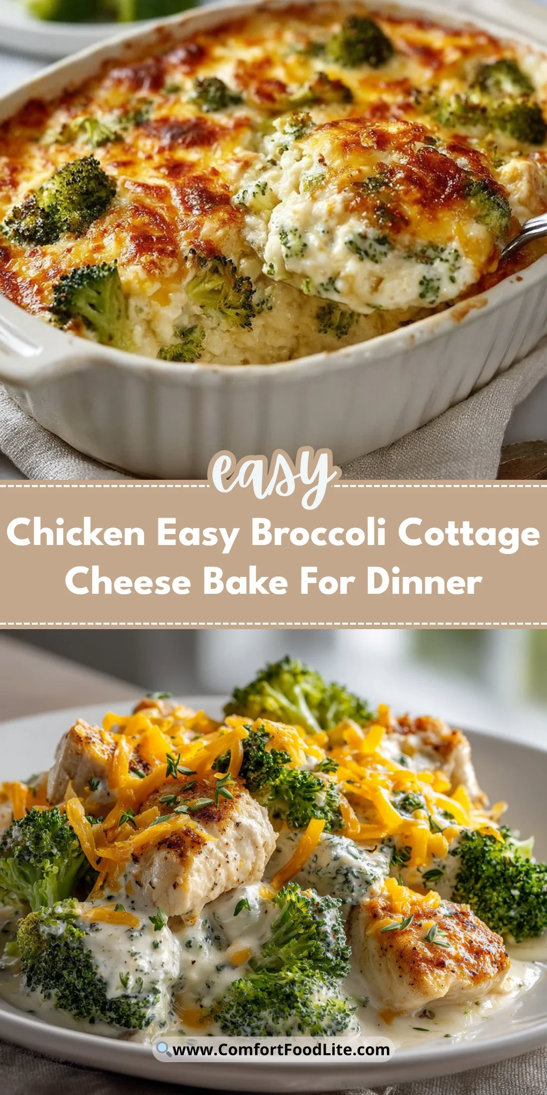 Chicken Easy Broccoli Cottage Cheese Bake For Dinner