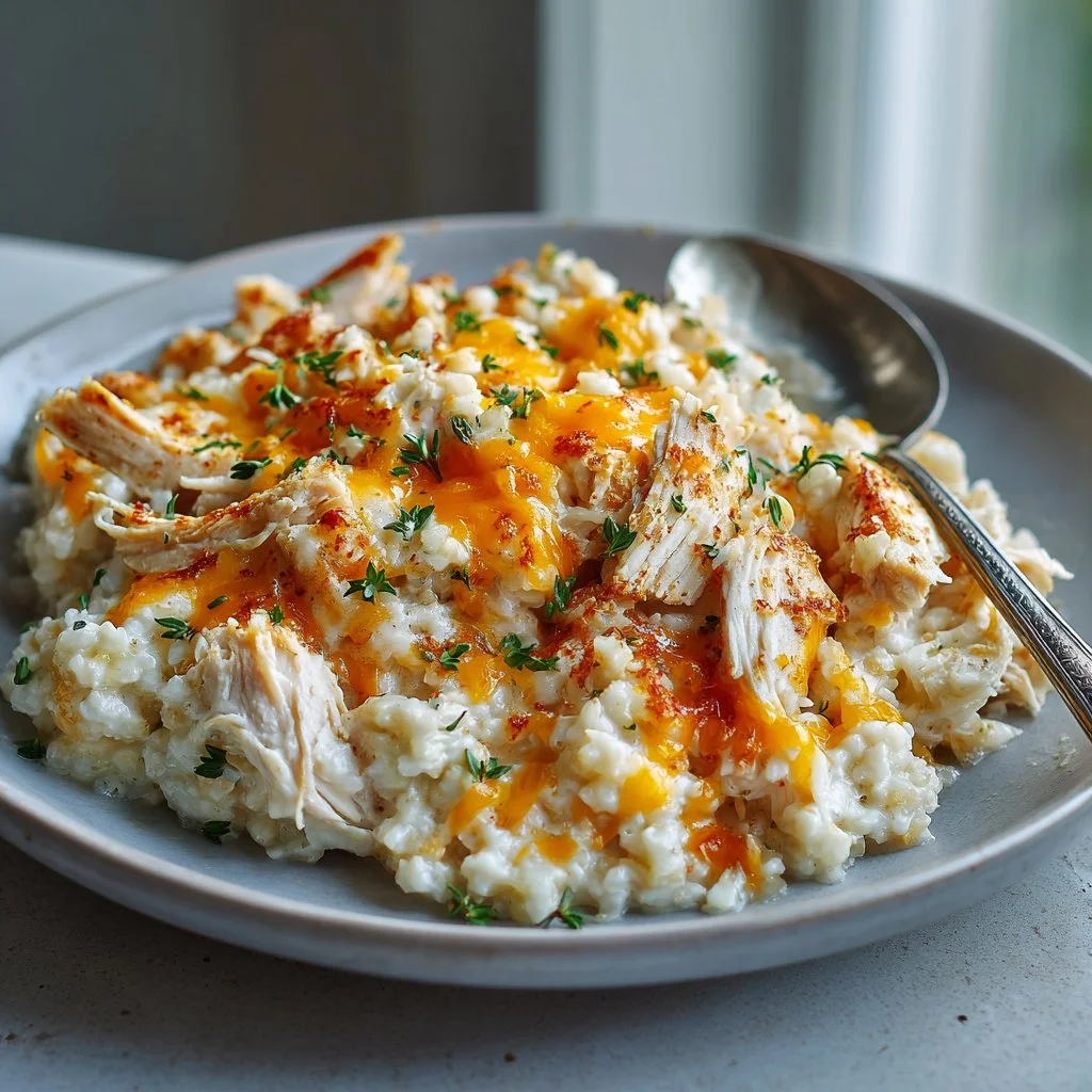 Chicken Cauliflower Rice Casserole