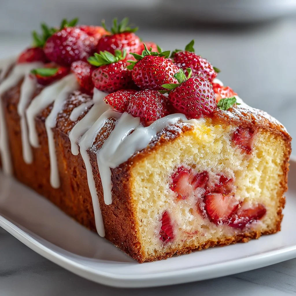 Classic Strawberry Pound Cake Recipe