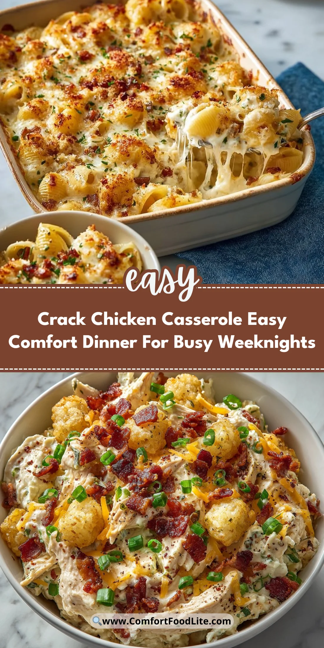 Crack Chicken Casserole Easy Comfort Dinner For Busy Weeknights