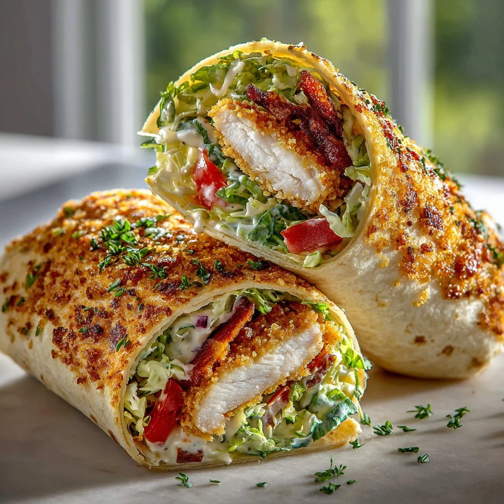Crispy Chicken Bacon Ranch Wrap