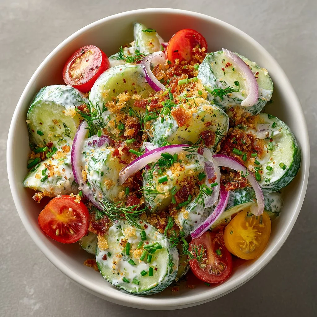 Cucumber Ranch Crack Salad