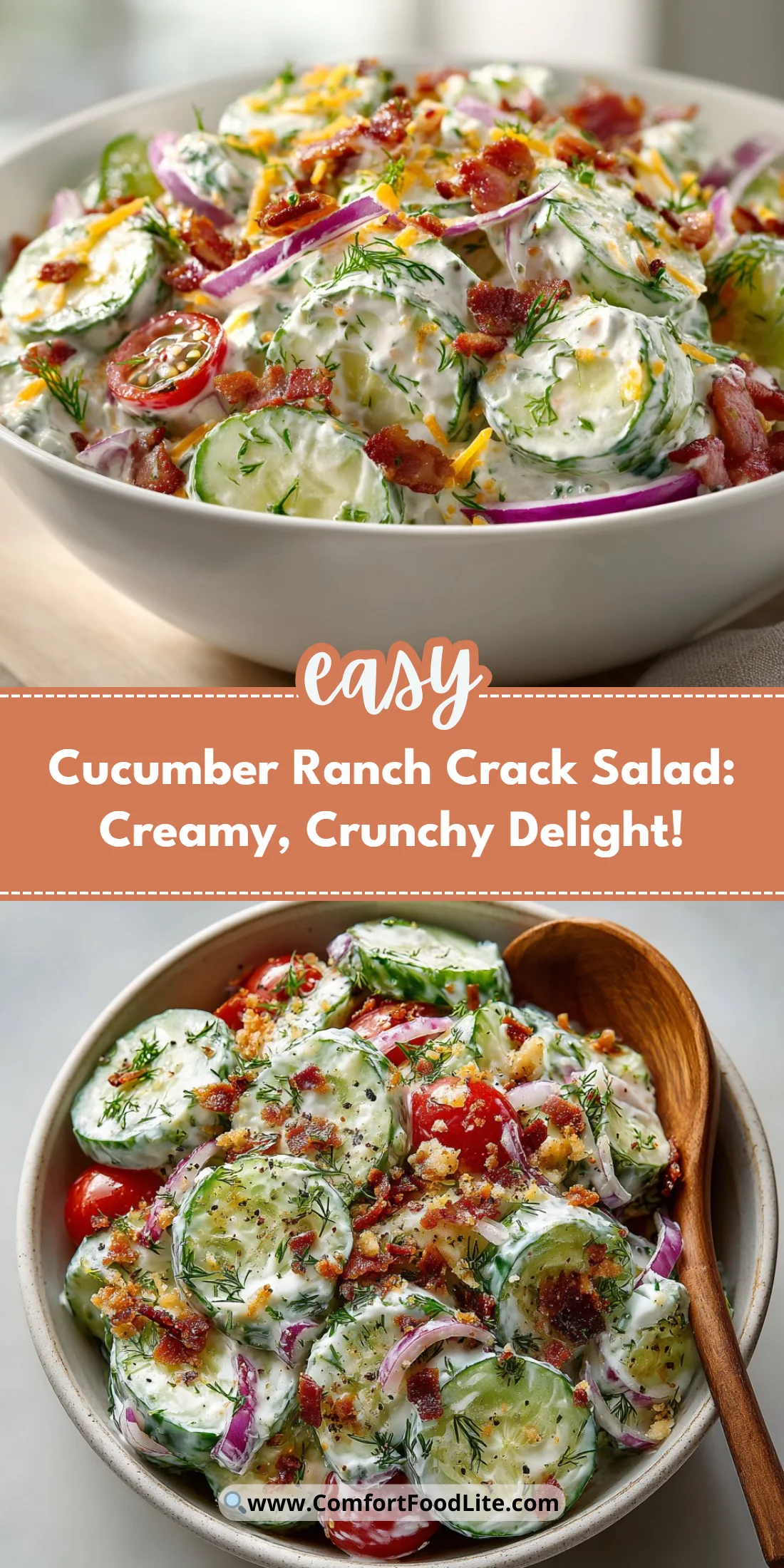 Cucumber Ranch Crack Salad: Creamy, Crunchy Delight!