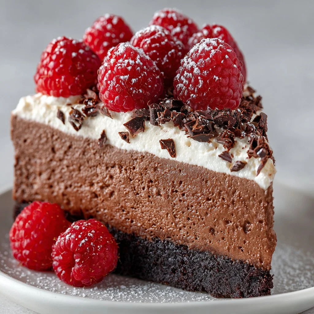 Dark Chocolate Raspberry Mousse Cake: A Decadent Delight