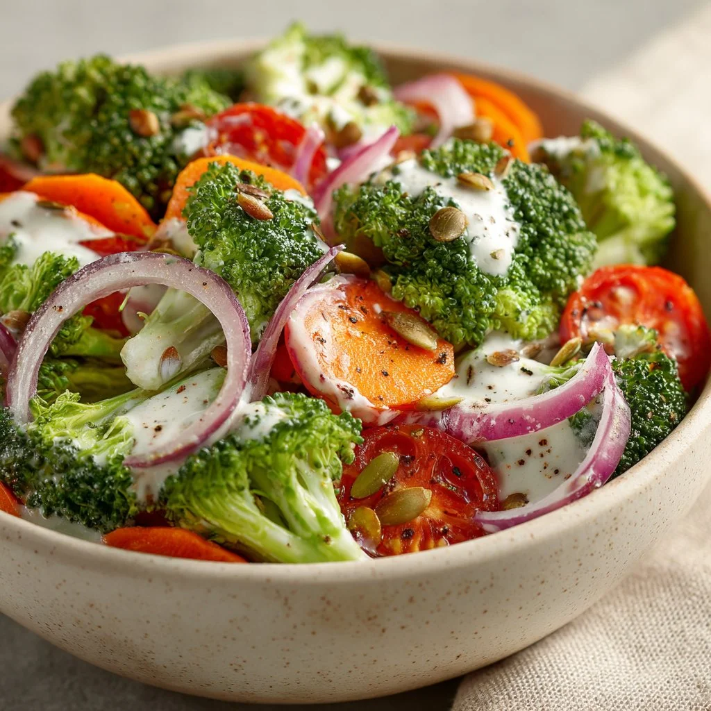Delicious Broccoli Ranch Salad