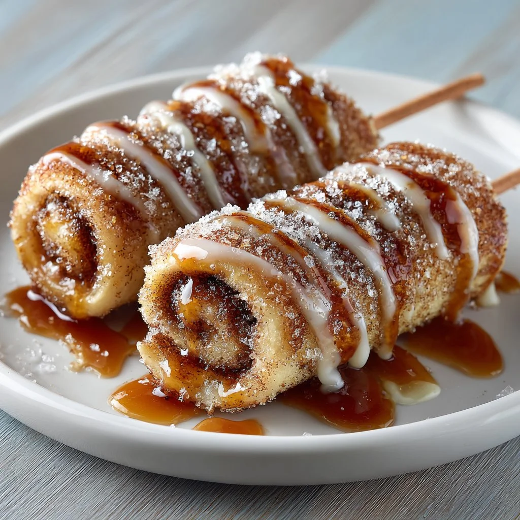 Delicious Campfire Cinnamon Roll-Ups on a Stick