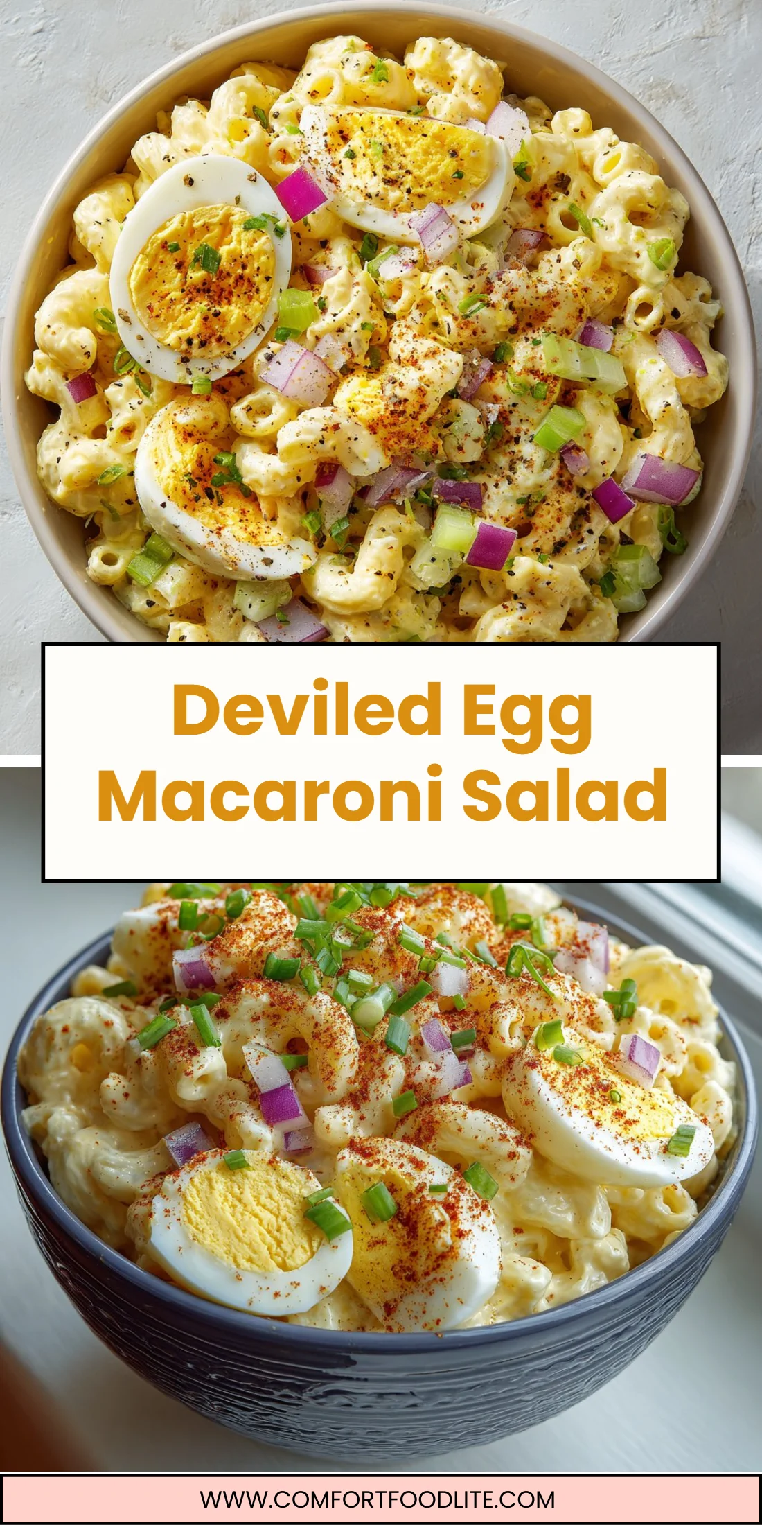 Deviled Egg Macaroni Salad