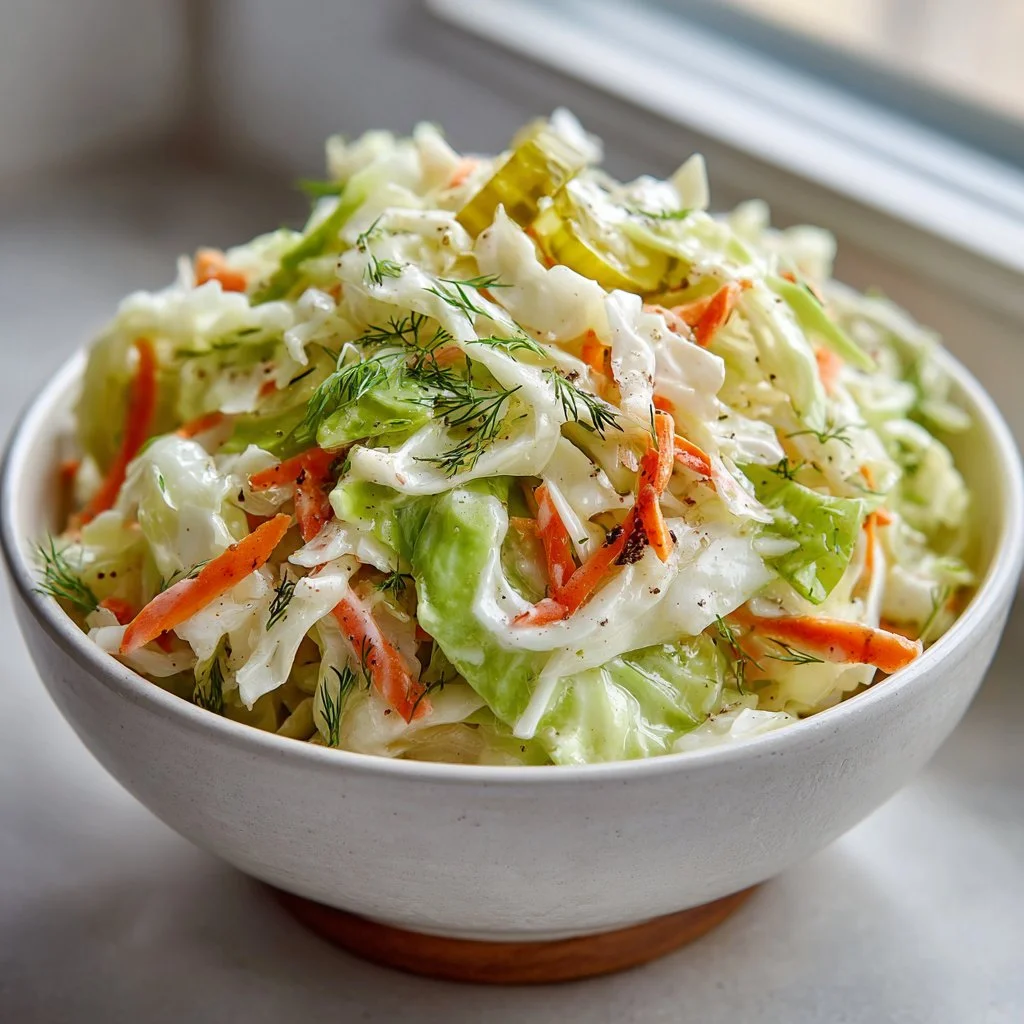 Dill Pickle Coleslaw