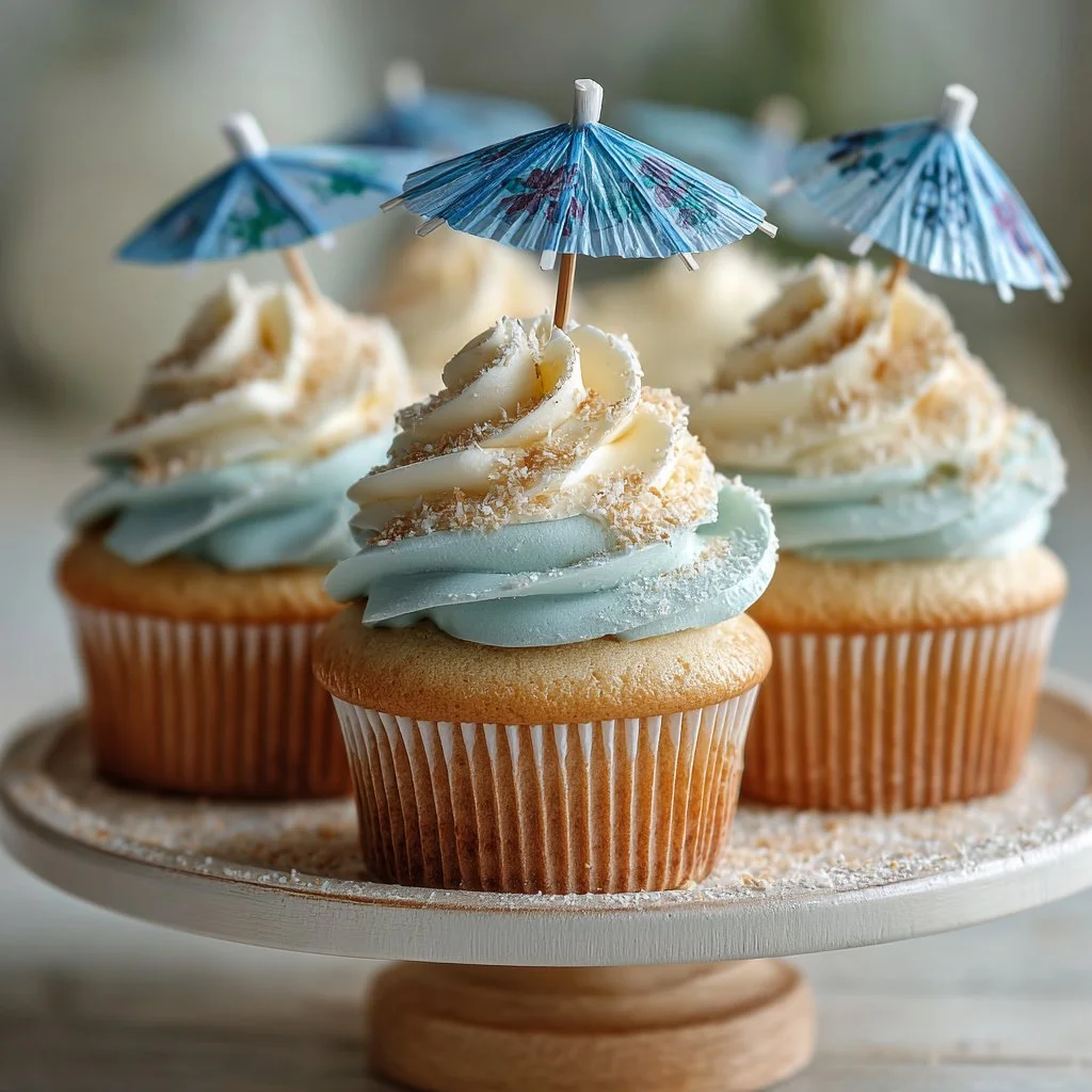Easy Beach Cupcakes for a Sweet Summer Vibe