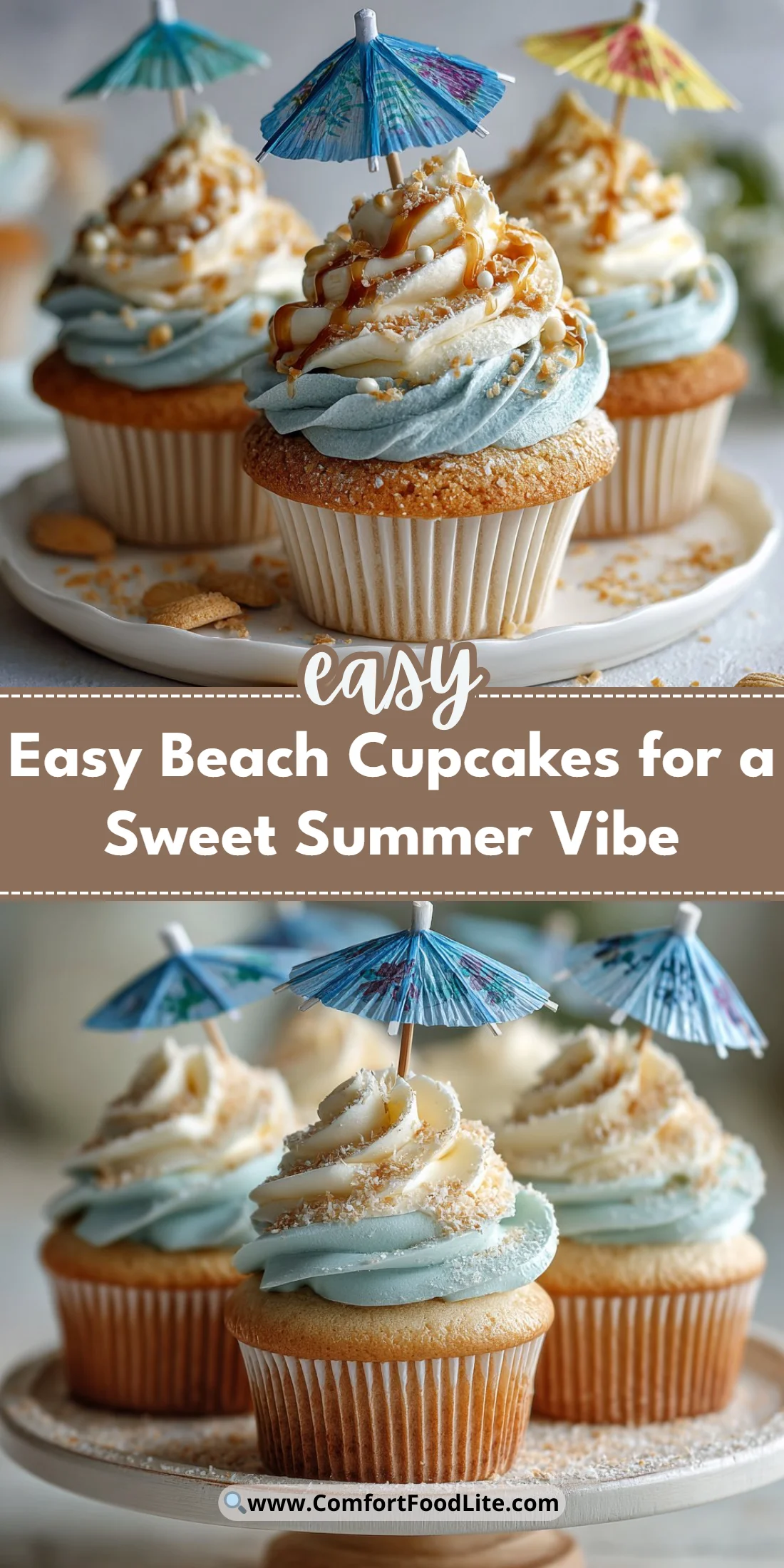 Easy Beach Cupcakes for a Sweet Summer Vibe