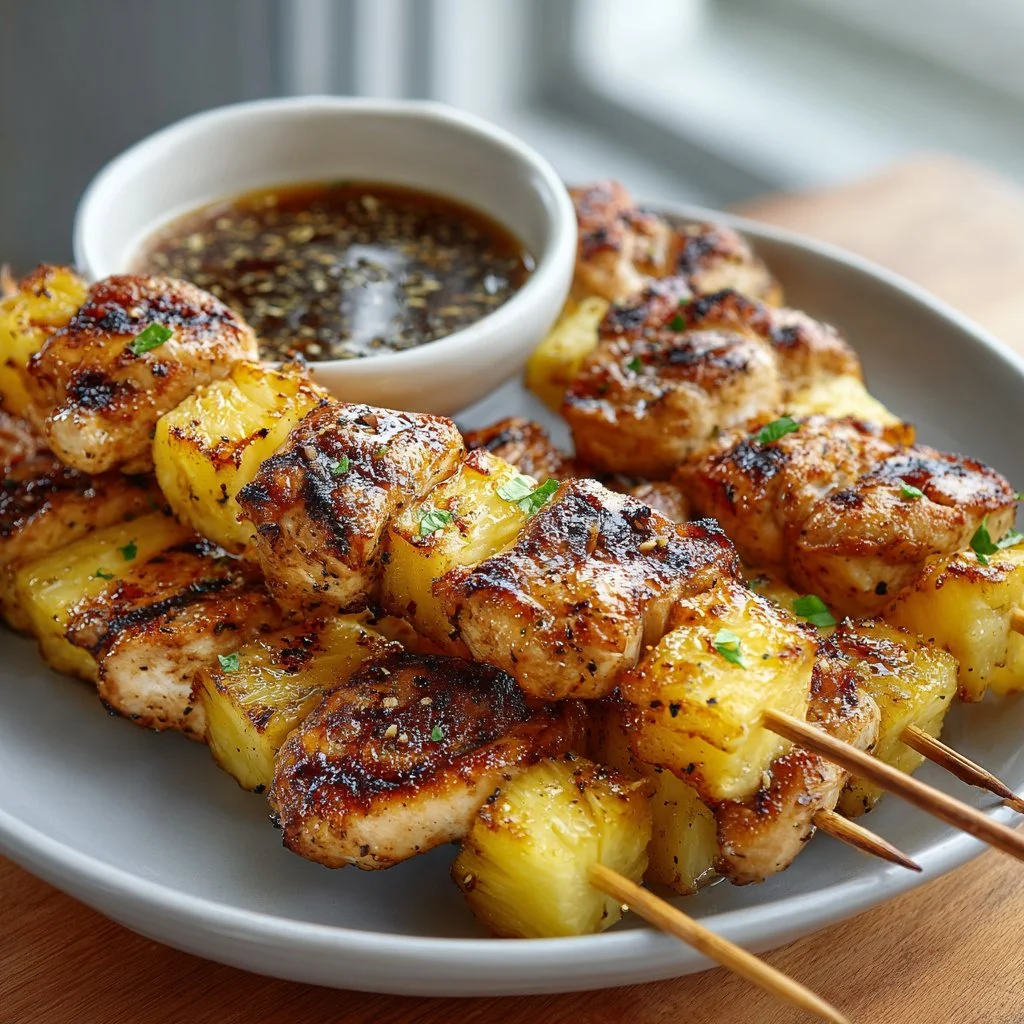 Pineapple Chicken Kabobs