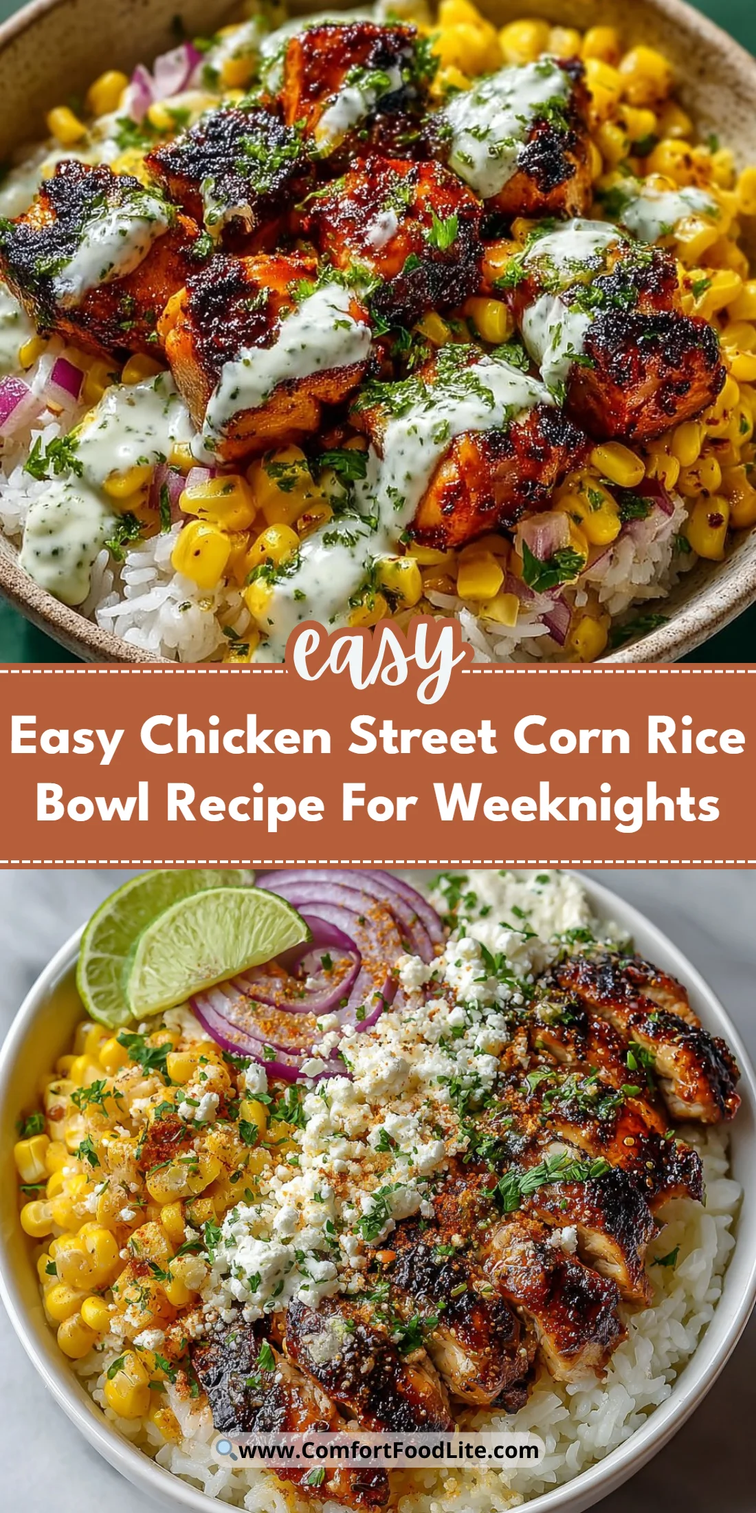 Easy Chicken Street Corn Rice Bowl Recipe For Weeknights