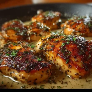 Easy Chicken Tarragon Cream Skillet Dinner recipe for busy weeknights