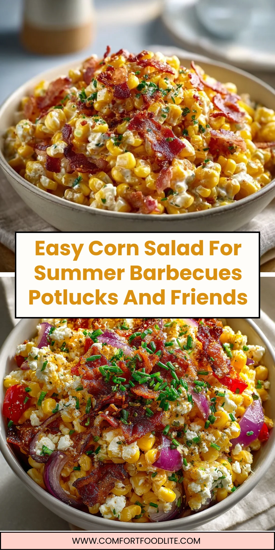 Easy Corn Salad For Summer Barbecues Potlucks And Friends
