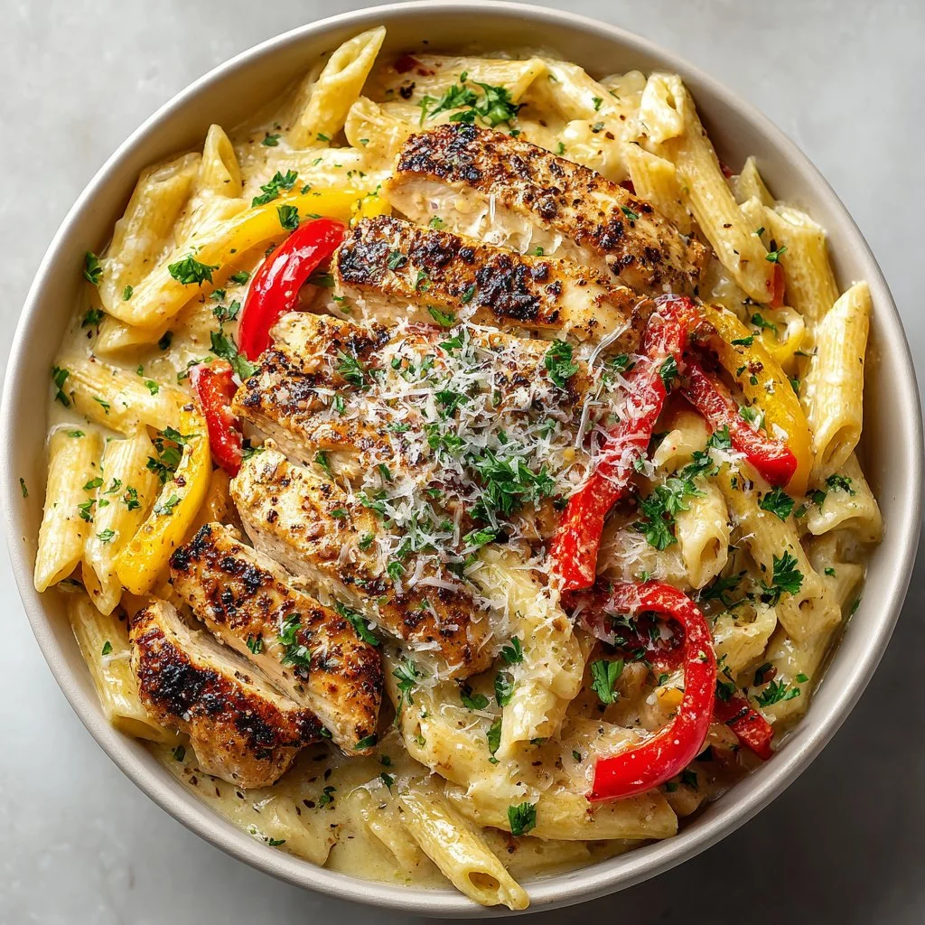 Crock Pot Creamy Cajun Chicken Pasta