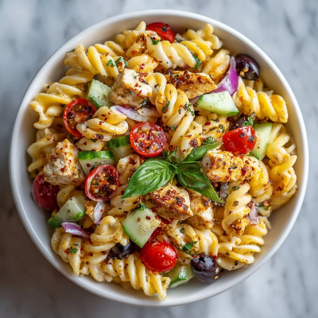 Italian Chicken and Pasta Salad